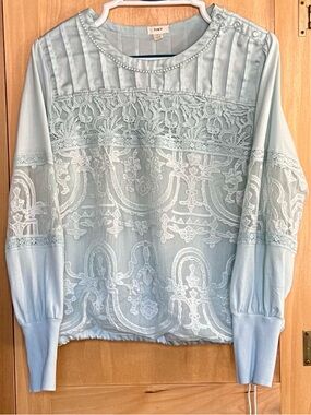 Anthropologie Tiny Lace Top